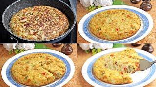 Healthy Spanish Omelette (EASY RECIPE) tortilla omelette frittata