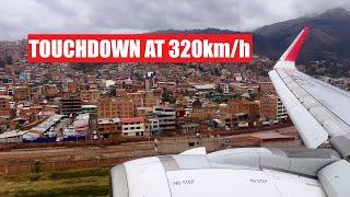 +10000ft High Altitude Landing | Cuzco Andes Mountains