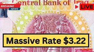 Iraqi Dinar Massive Rate Today Iraqi Dinar News Today 2024