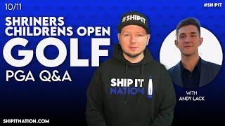 PGA Q&A - Shriners Childrens Open | October 11, 2023 | DraftKings DFS Pricing and Process