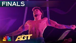 Sebastian & Sonia Defy All Odds With Stunning Aerial To "With Or Without You" | Finals | AGT 2024