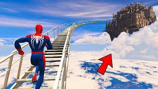 Spider-man and Franklin Found a Stairway To Heaven in GTA 5