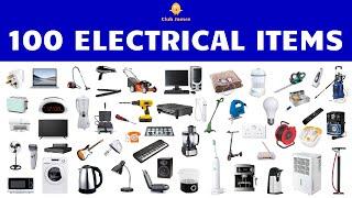 English Vocabulary - 100 ELECTRICAL ITEMS