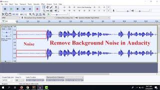 How to remove background noise in audacity 2019