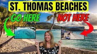 ST. THOMAS BEACHES| Where to GO and one to AVOID