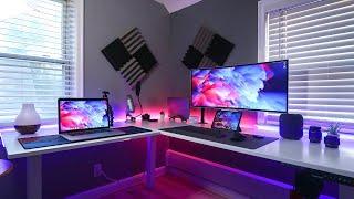 Work from Home + Workspace Setup | MacBook Pro Dream Desk Setup 2020