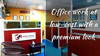 Office work Done with Aluminum Partition, with a premium look | Olive's Vlog From Bangalore