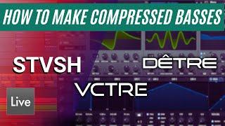 How to Make Compressed Basses Like VCTRE, STVSH, DÊTRE | Serum Sound Design Tutorial