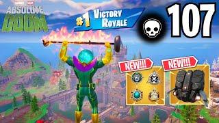 107 Elimination MYSTERIO Solo vs Squads WINS Full Gameplay (NEW MARVEL FORTNITE CHAPTER 5 SEASON 4)!