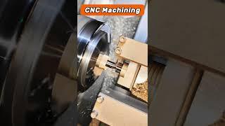 CNC turning brass parts in CNC Machining | QDJ-PROTOTYPE Your Prototyping Partner #cnc #cncfactory