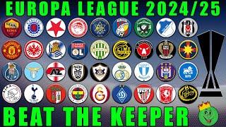 Europa League 2024/25 - Beat The Keeper Marble Race / Marble Race King