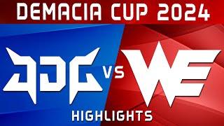 JDG vs WE Highlights | Demacia Cup 2024 | JD Gaming vs Team WE by Onivia