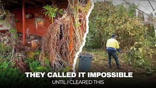 Homeowner was left SPEECHLESS after MIND BLOWING Yard Makeover!
