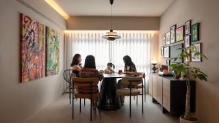 A Self-Designed 93sqm Family Home Decorated With Quirky Art Pieces | Singapore