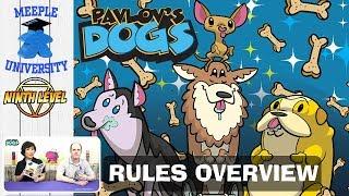 Pavlov's Dogs Board Game - Rules Overview. A Kickstarter preview by Stella & Tarrant