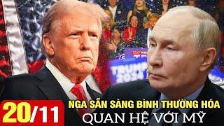 Thời sự Mỹ sáng 20/11: Nga sẵn sàng bình thường hóa quan hệ với Mỹ