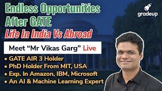 Endless Opportunities After GATE | Options & Counselling | Life In India Vs Abroad | Meet Vikas Garg