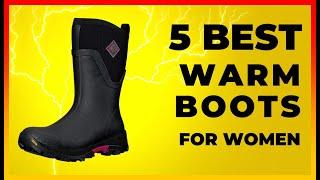 ️ Best Warm Boots for Women  Top 5 Review | Buying Guide