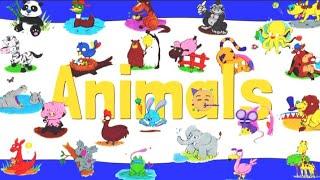 Animal name | Animals vocabulary English | Animal | Learn Animals | janwar | kids tube kt