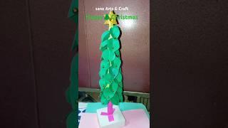 DIY Paper christmas tree | Christmas decorations #shorts #youtubeshorts #short