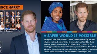 PRINCE HARRY’S UPCOMING ENCOUNTER WITH QUEEN MENTE MOHATO SEEISO IN NEW YORK: WHAT TO EXPECT