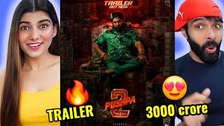 Pushpa 2 the Rule Trailer (Hindi) | Allu Arjun |Sukumar, Rashmika Mandanna, Fahadh Faasil | Reaction