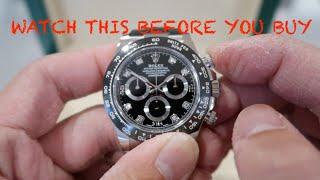 How to set up or adjust the complications on a Rolex Daytona Watch?