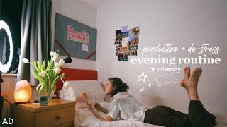 My University Night Routine 2022 (productive & de-stress) 