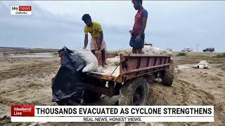 Bangladesh and Myanmar prepare for powerful cyclone