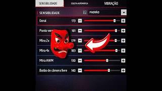 SENSI atualizada 2025! A melhor sensibilidade para subir capa no free fire!