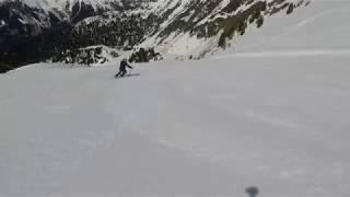 SKI carving- long turns