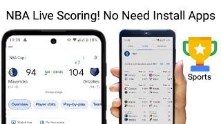 NBA live score || Check real-time scoring and period of play on mobile