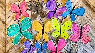 BUTTERFLY Tutorial | JUNK Journal COLLAGE FODDER + Embellishments | ART JOURNALING