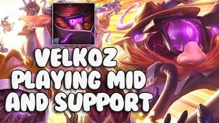 VEL'KOZ OUTPLAYING MID AND SUPPORT AT THE SAME TIME, VEL'KOZ CRUSHES EUW | Azzapp Vel'Koz Highlights