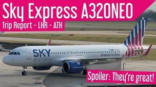 Best Airline in Greece? Sky Express A320 NEO: Heathrow to Athens