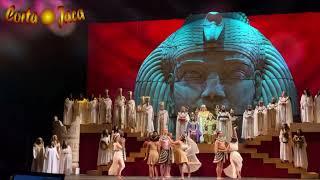 Corta Jaca dancers in the production of "Aida" by Opera Carolina