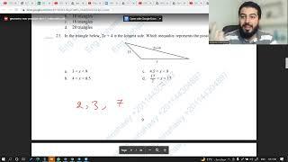 ACT 2 math level 1   geometry test 2    EOC Practice   American Diploma