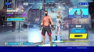 FORTNITE MIT AARON MAUS UND TASTATUR ZUM ERSTEN MAL 500 LEVER !!!!