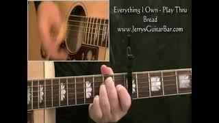 Bread Everything I Own (David Gates acoustic performance) | Guitar Performance Play Through