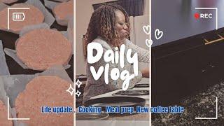 ️ Daily Vlog Ep.1 ️ | Life update | Meal Prep | Cooking | New Coffee Table