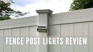 Easy Solar Fence Lights without Drilling