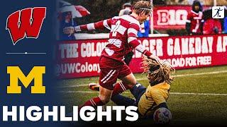 Wisconsin vs Michigan | NCAA College Soccer | Highlights - November 03, 2024