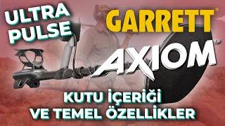 GARRETT AXIOM - [Kutu İçeriği ve Temel Özellikler]  - Bildiğiniz Diğer Pulse Dedektörleri Unutun !