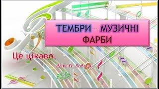 Цікаво про музику: ТЕМБР