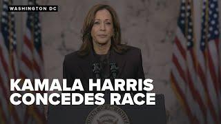 FULL SPEECH: Kamala Harris concedes race, says she will help Trump administration