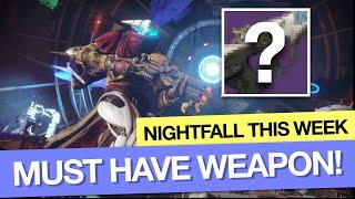 Destiny 2 Nightfall weapon this week: MUST HAVE weapon!