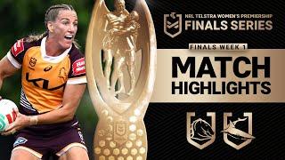 NRLW 2024 | Broncos v Sharks | Match Highlights