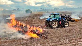 Burning the Whole Field!! | Planting 2025 Pt 11 | Vlog 389