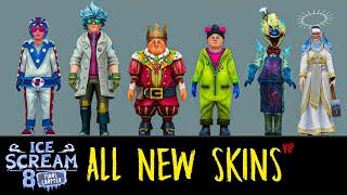 Ice Scream 8: True Ending All Skins Purchased 4K