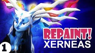 [PART 1] Repaint! Xerneas Legendary Pokemon Custom OOAK DOll